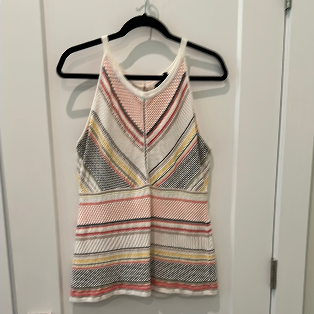 WHBM Striped Multicolor Women's Top